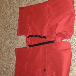 Med couture scrub red pants,TONS of scrubs bundle and save